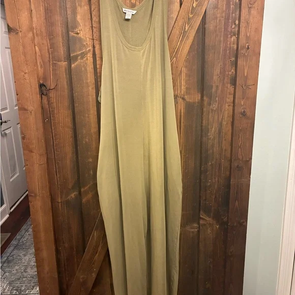 Athleta Sage Green One Piece Jumpsuit - Picture 1 of 5